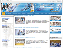 Tablet Screenshot of karate-oberbayern.de